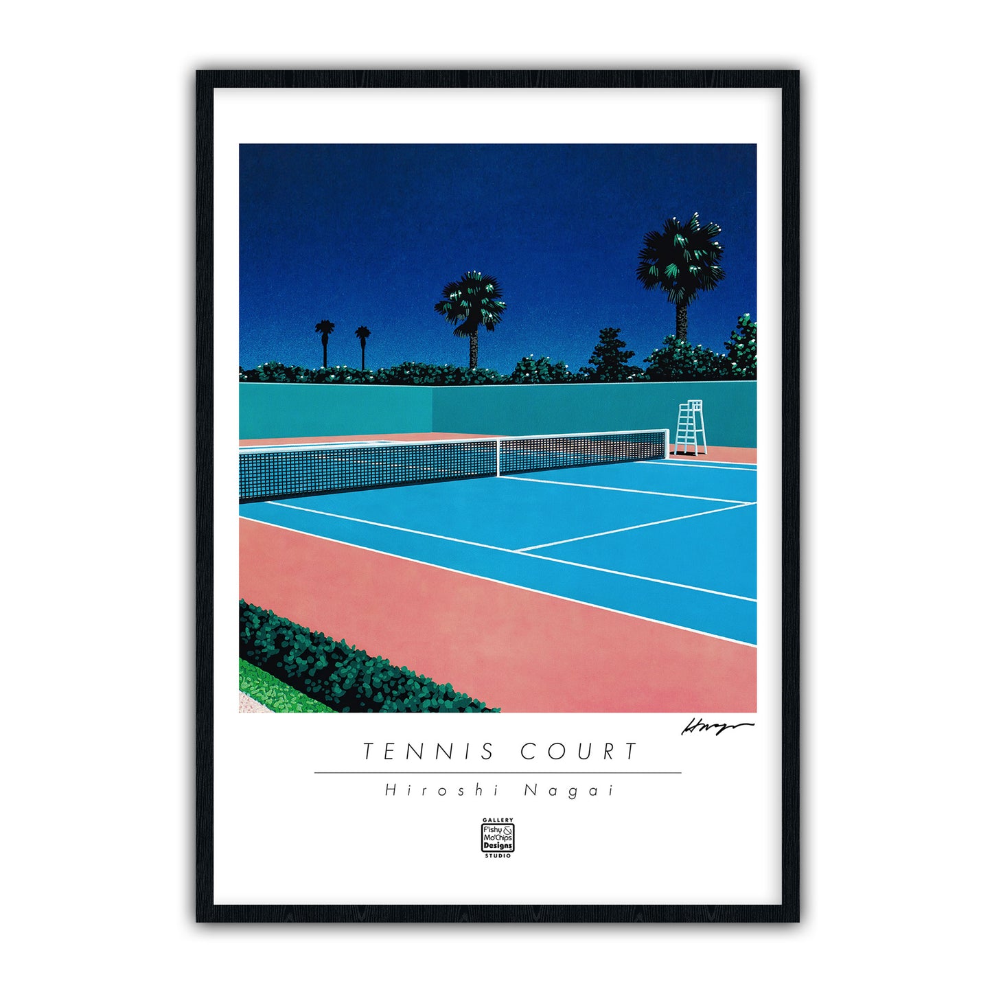 Tennis Court - Hiroshi Nagai